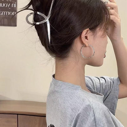 Alloy Hoop Earring Layered