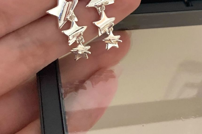 Alloy Dangle Ear Star Earring / Cuff