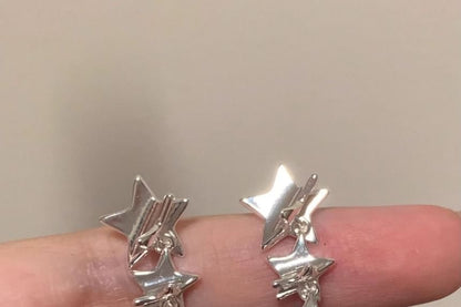 Alloy Dangle Ear Star Earring / Cuff