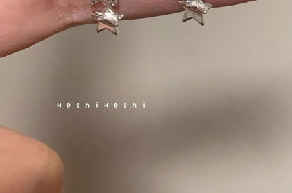 Alloy Dangle Ear Star Earring / Cuff