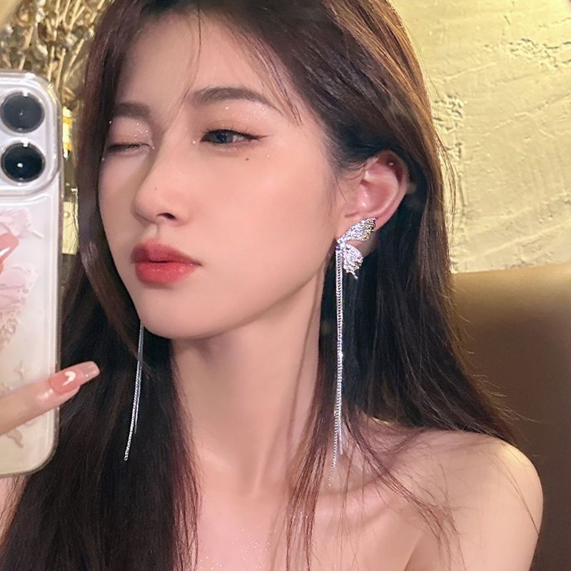 Earring Threader Alloy Butterfly