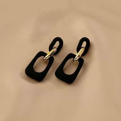 Alloy Geometric Dangle Earring Acrylic