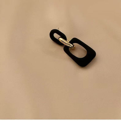Alloy Geometric Dangle Earring Acrylic