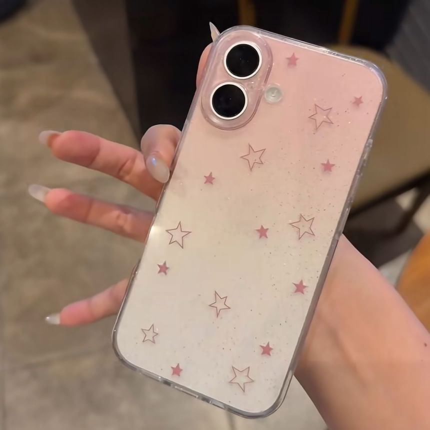 Case Phone Star Glitter