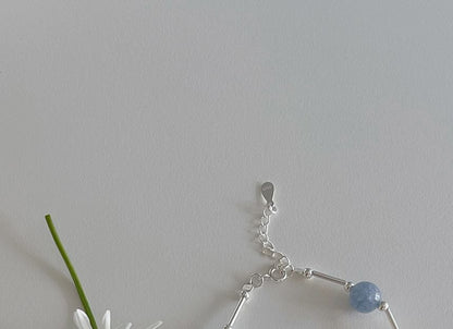 Bracelet Beaded Silver Sterling Gemstone