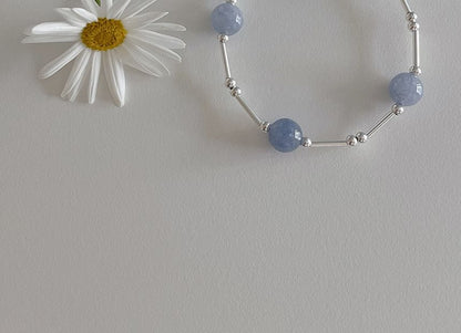 Bracelet Beaded Silver Sterling Gemstone