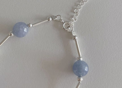 Bracelet Beaded Silver Sterling Gemstone