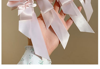 Set / Hair Clip Bow Rabbit Ear