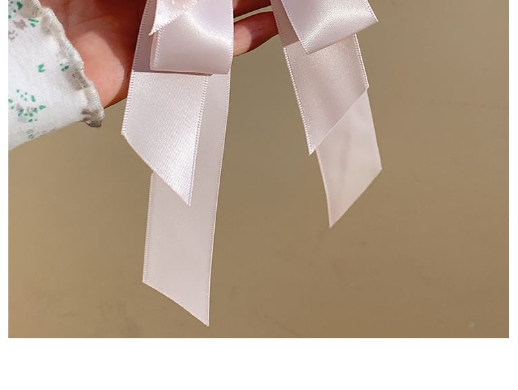 Set / Hair Clip Bow Rabbit Ear