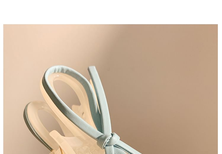 Bow Faux Hair Leather Claw