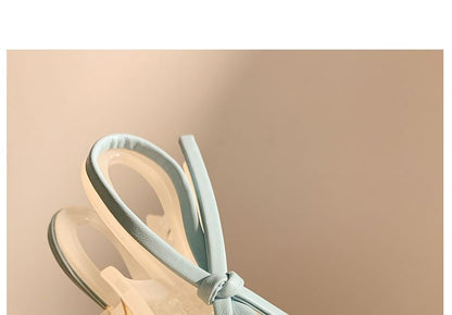 Bow Faux Hair Leather Claw