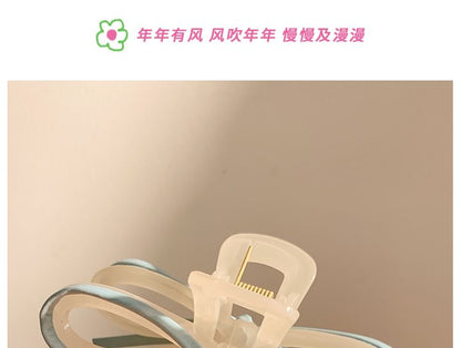 Bow Faux Hair Leather Claw