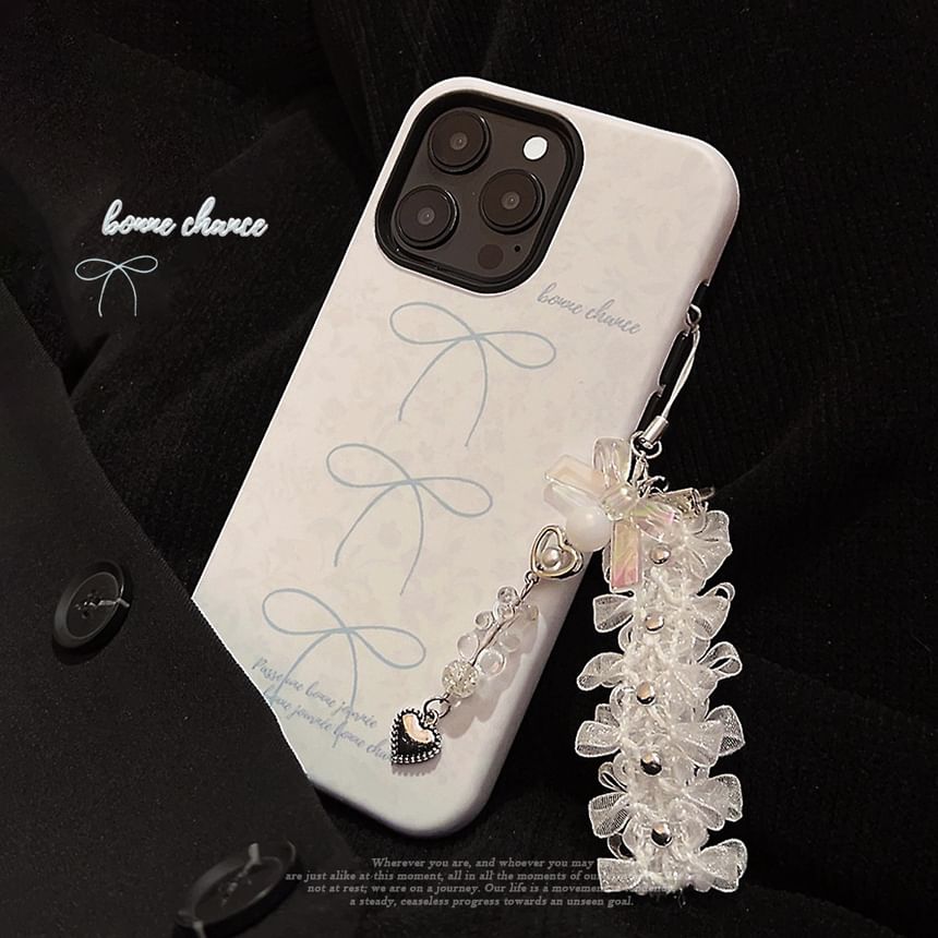 Case Charm / Set Phone Lace Bow