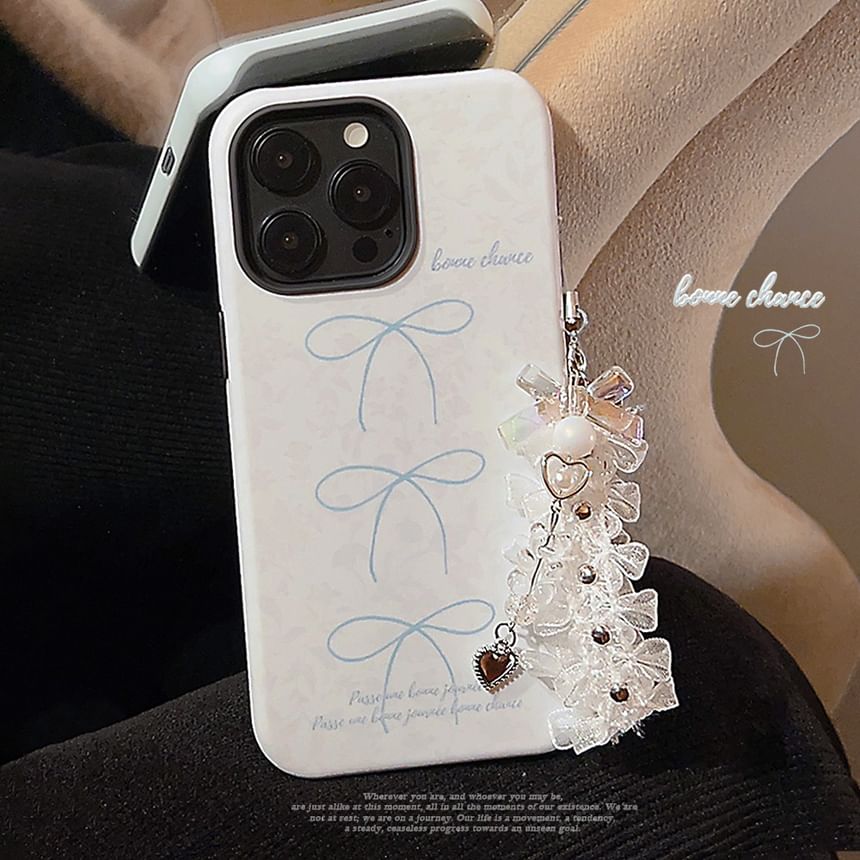 Case Charm / Set Phone Lace Bow