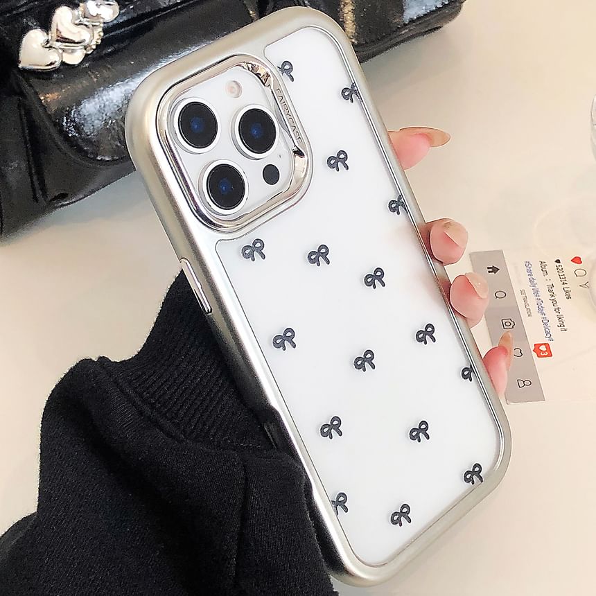 / Polka Dot Case Phone Bow