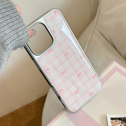 Plaid Case Bow Phone