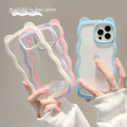 iPhone Case Bear Transparent Ear