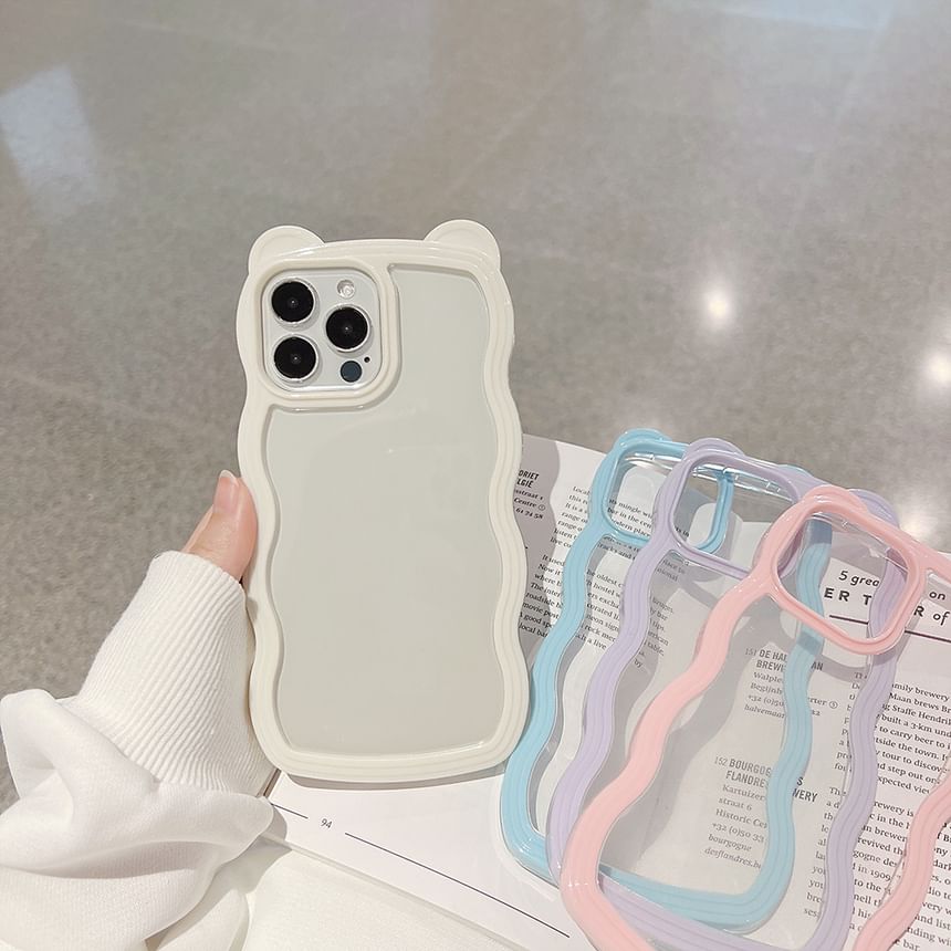 iPhone Case Bear Transparent Ear