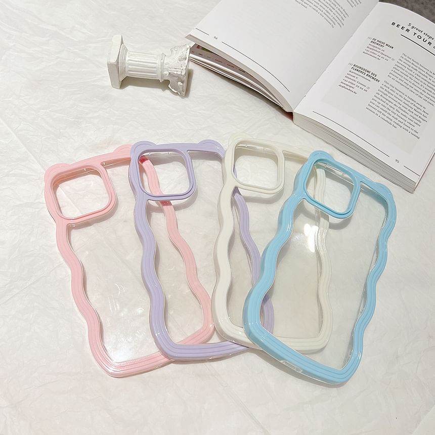 iPhone Case Bear Transparent Ear