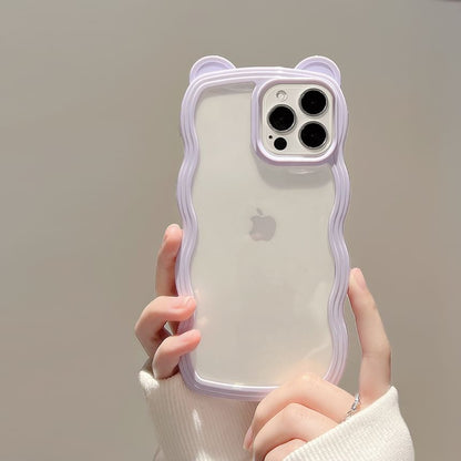 iPhone Case Bear Transparent Ear