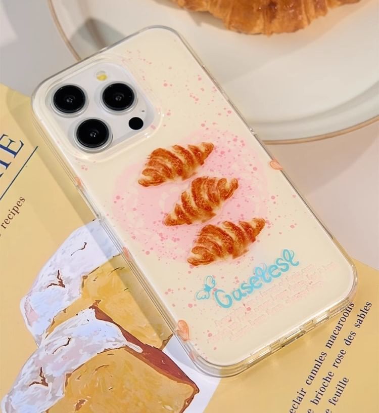 Print Croissant iPhone Case