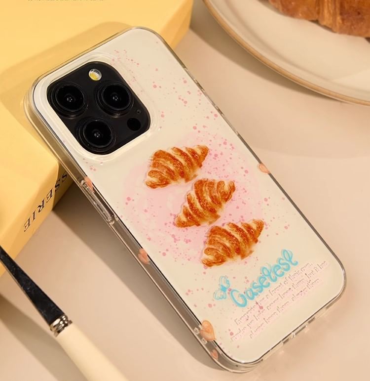 Print Croissant iPhone Case