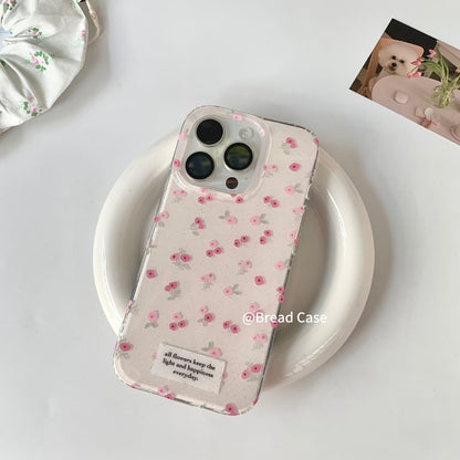 / Floral iPhone Print Beaded Case Set Strap