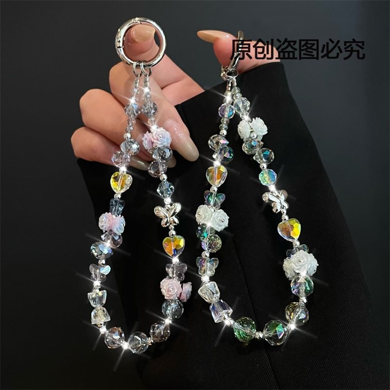 Flower with Pad Phone Lanyard