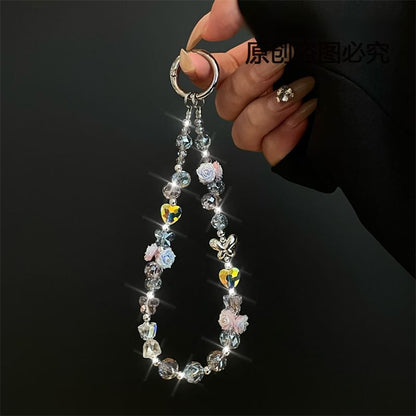 Flower with Pad Phone Lanyard