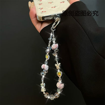 Flower with Pad Phone Lanyard