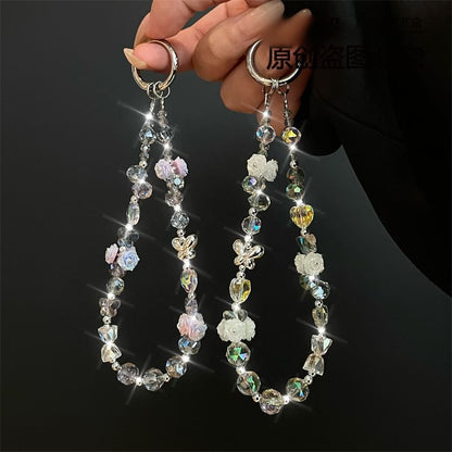 Flower with Pad Phone Lanyard