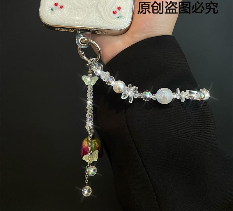 with Phone Lanyard Pad Beaded