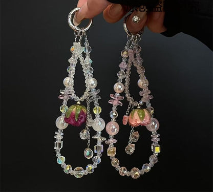 with Phone Lanyard Pad Beaded