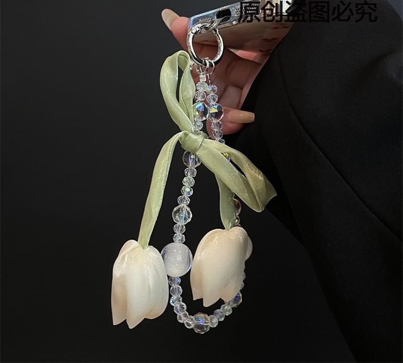 Flower with Phone Pad Lanyard
