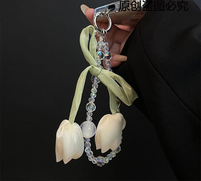 Flower with Phone Pad Lanyard