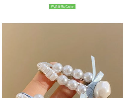 Pearl Faux Set Hair Clip /