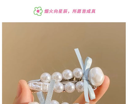 Pearl Faux Set Hair Clip /