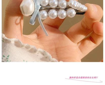 Pearl Faux Set Hair Clip /
