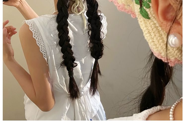 Floral Knit Head Band