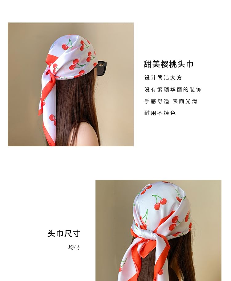Print Cherry Band Head