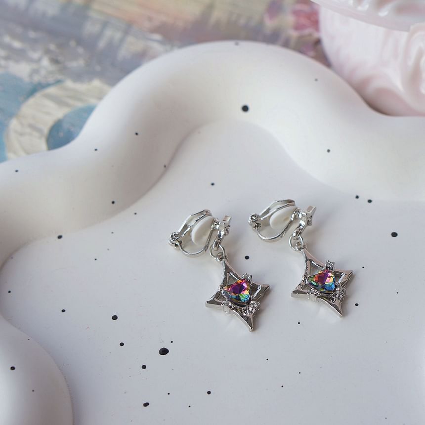 Dangle On / Clip Earring Gemstone