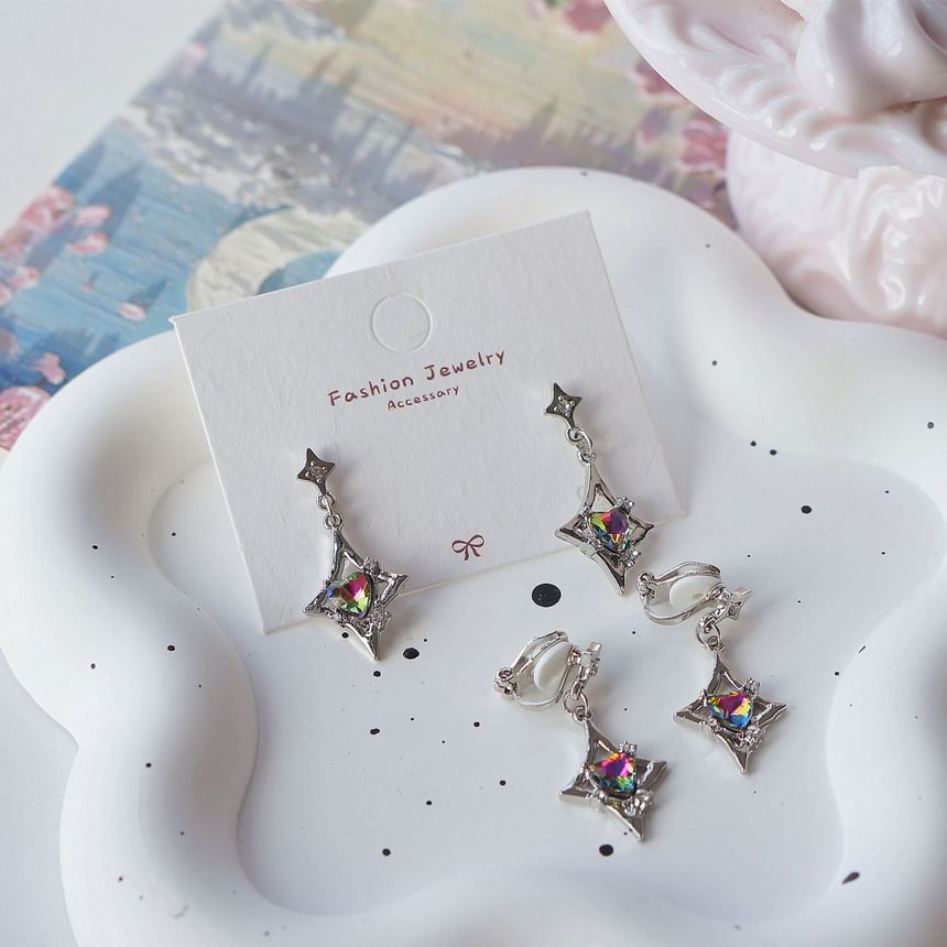 Dangle On / Clip Earring Gemstone