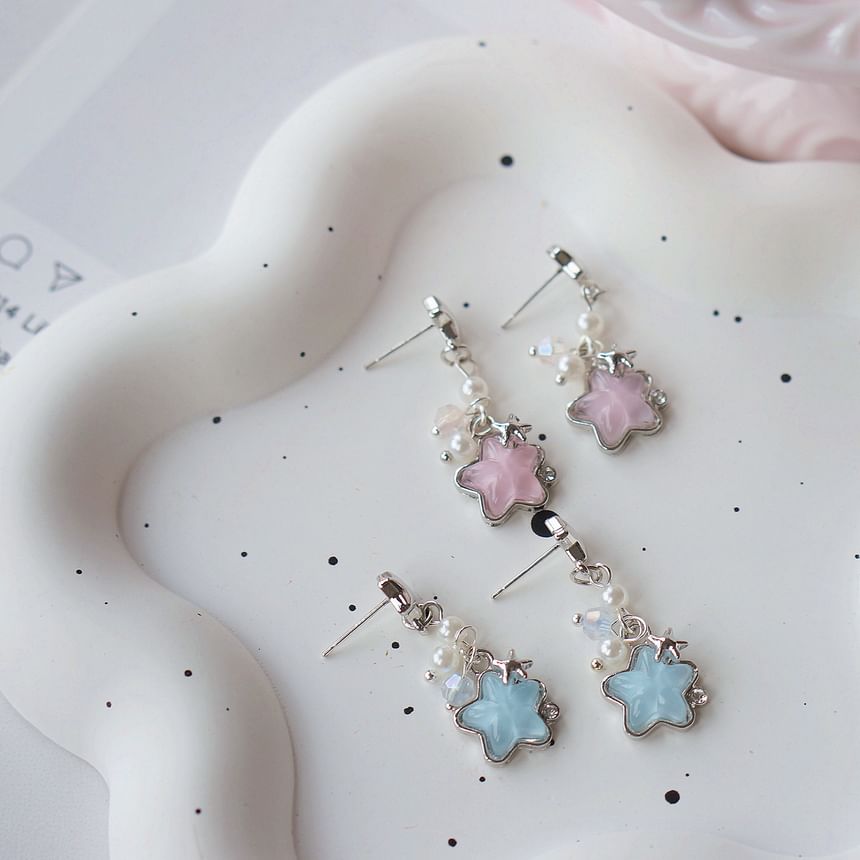 / On Dangle Clip Earring Star