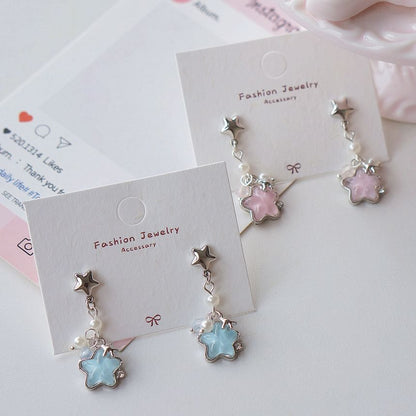 / On Dangle Clip Earring Star