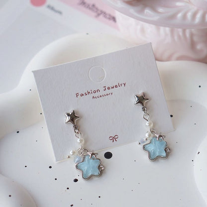 / On Dangle Clip Earring Star