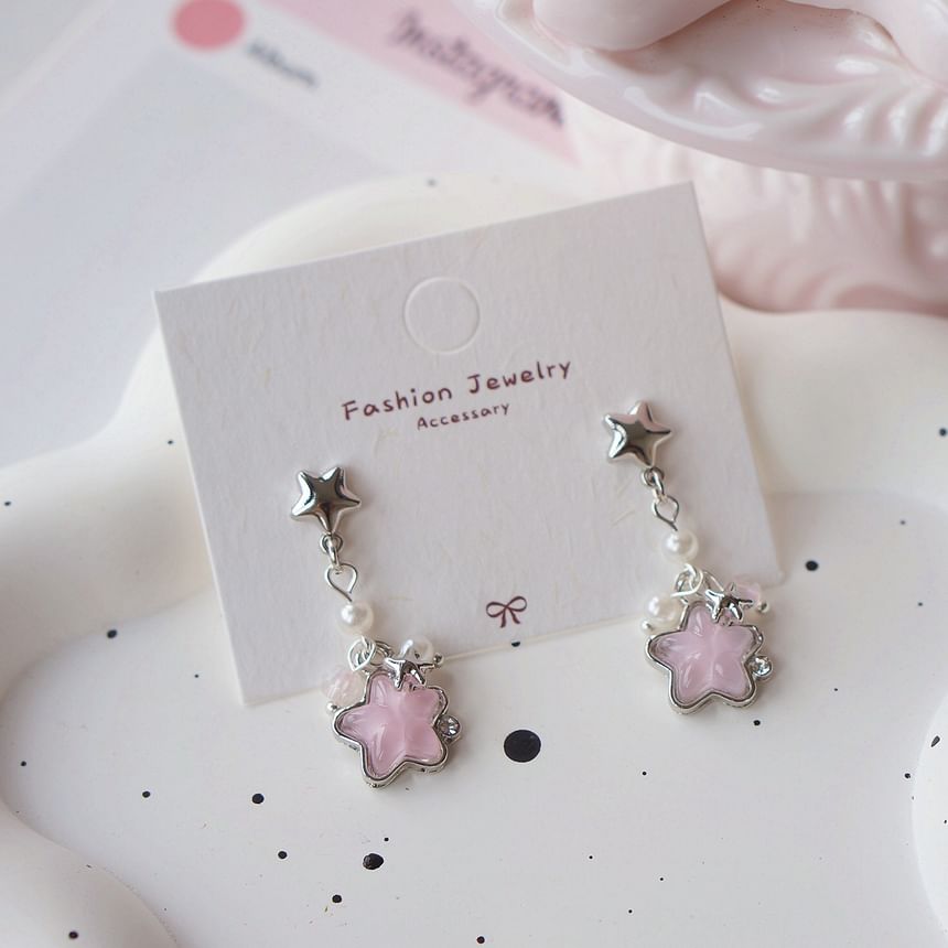 / On Dangle Clip Earring Star