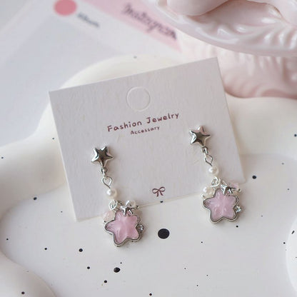 / On Dangle Clip Earring Star