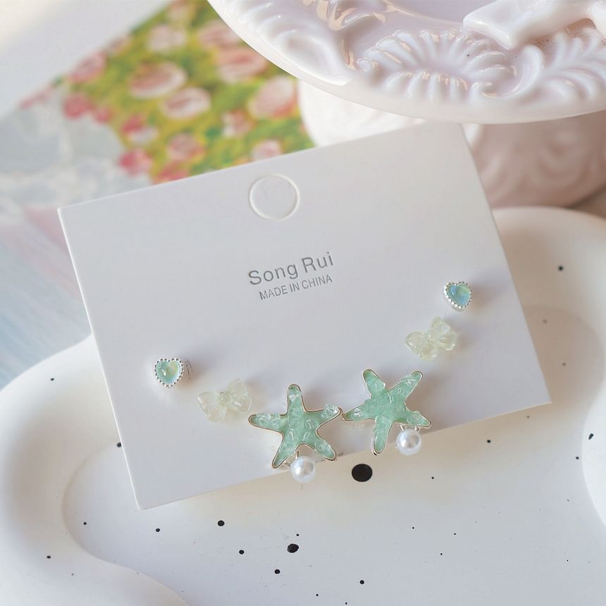 Earring Set Stud Starfish