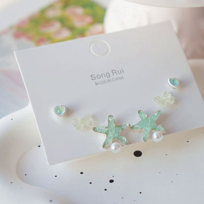 Earring Set Stud Starfish