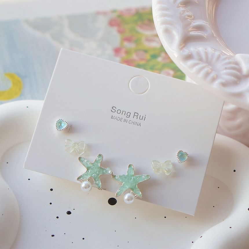 Earring Set Stud Starfish